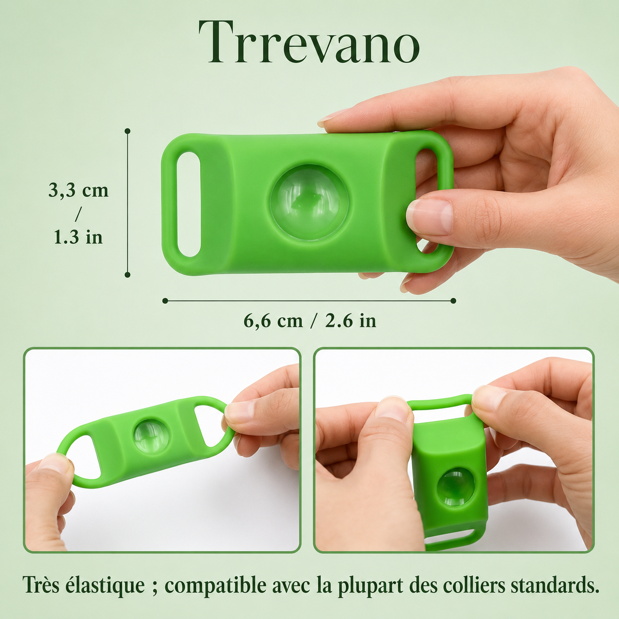 Trrevano® – Natural Flea and Tick Repellent Medallion – Up to 12 Months Protection