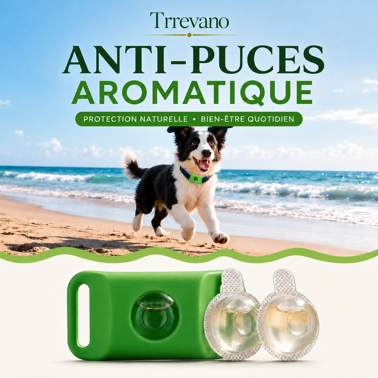 Trrevano® – Anti-puces Aromatique  100% naturel